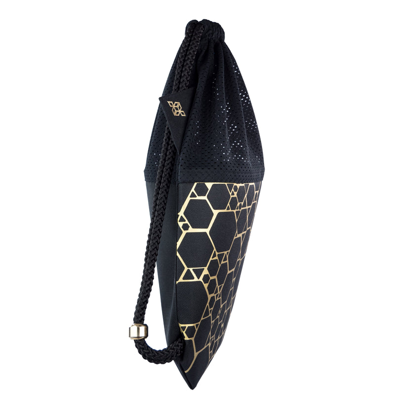 Black Attack Blase Gold fashion backpack handmade